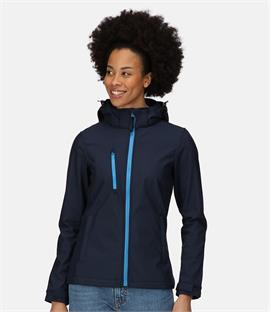 Regatta Ladies Venturer Three Layer Hooded Soft Shell Jacket